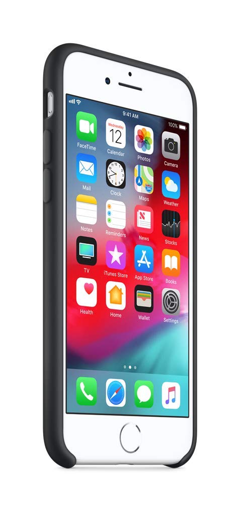Foto 4 pulgar | Funda de Silicona Apple para iPhone 8/7 Negra - Venta Internacional