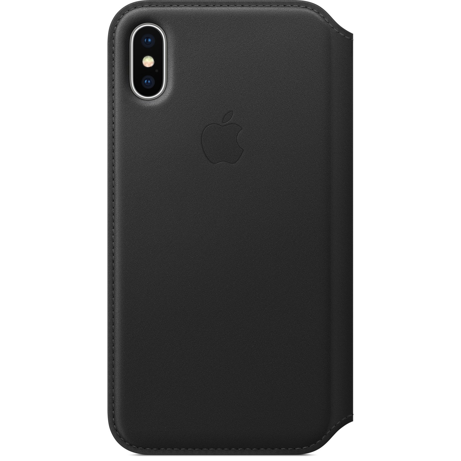 Funda para Apple iPhone X Leather Folio Black - Venta Internacional