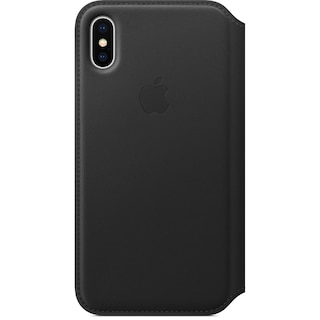 Foto 1 | Funda para Apple iPhone X Leather Folio Black - Venta Internacional