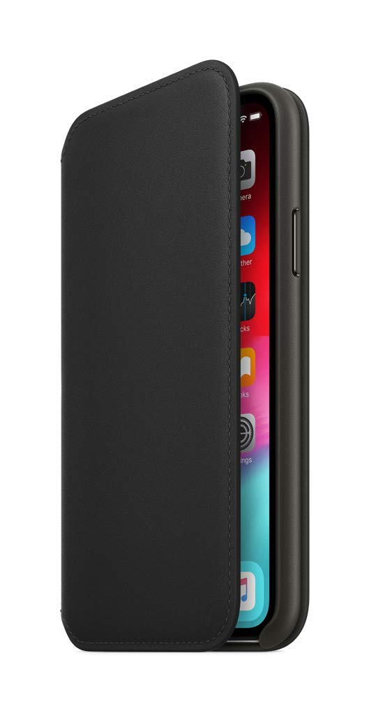 Foto 4 pulgar | Funda para Apple iPhone X Leather Folio Black - Venta Internacional