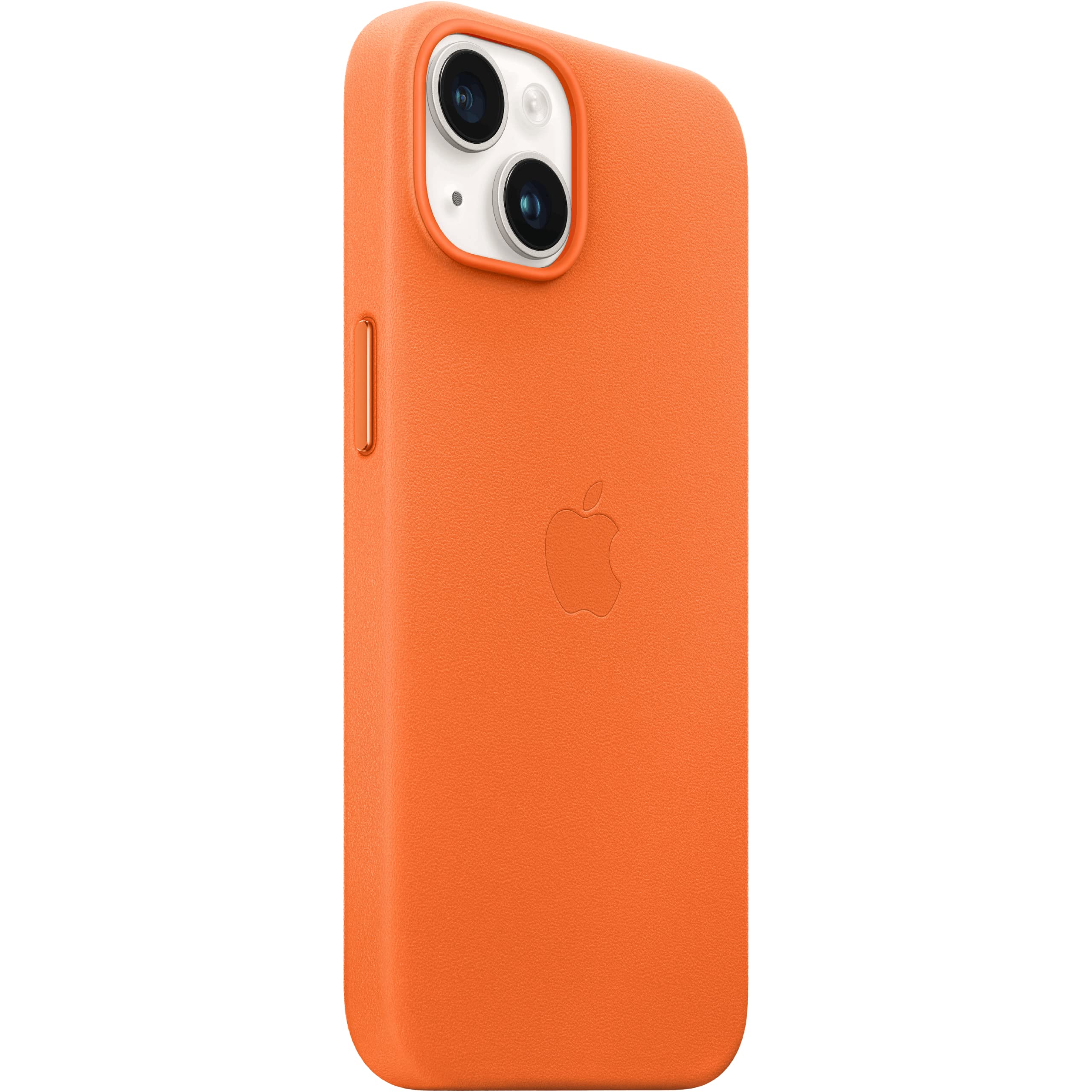 Foto 3 pulgar | Funda De Piel Para Apple Iphone 14 Plus Con Magsafe, Color Naranja - Venta Internacional.