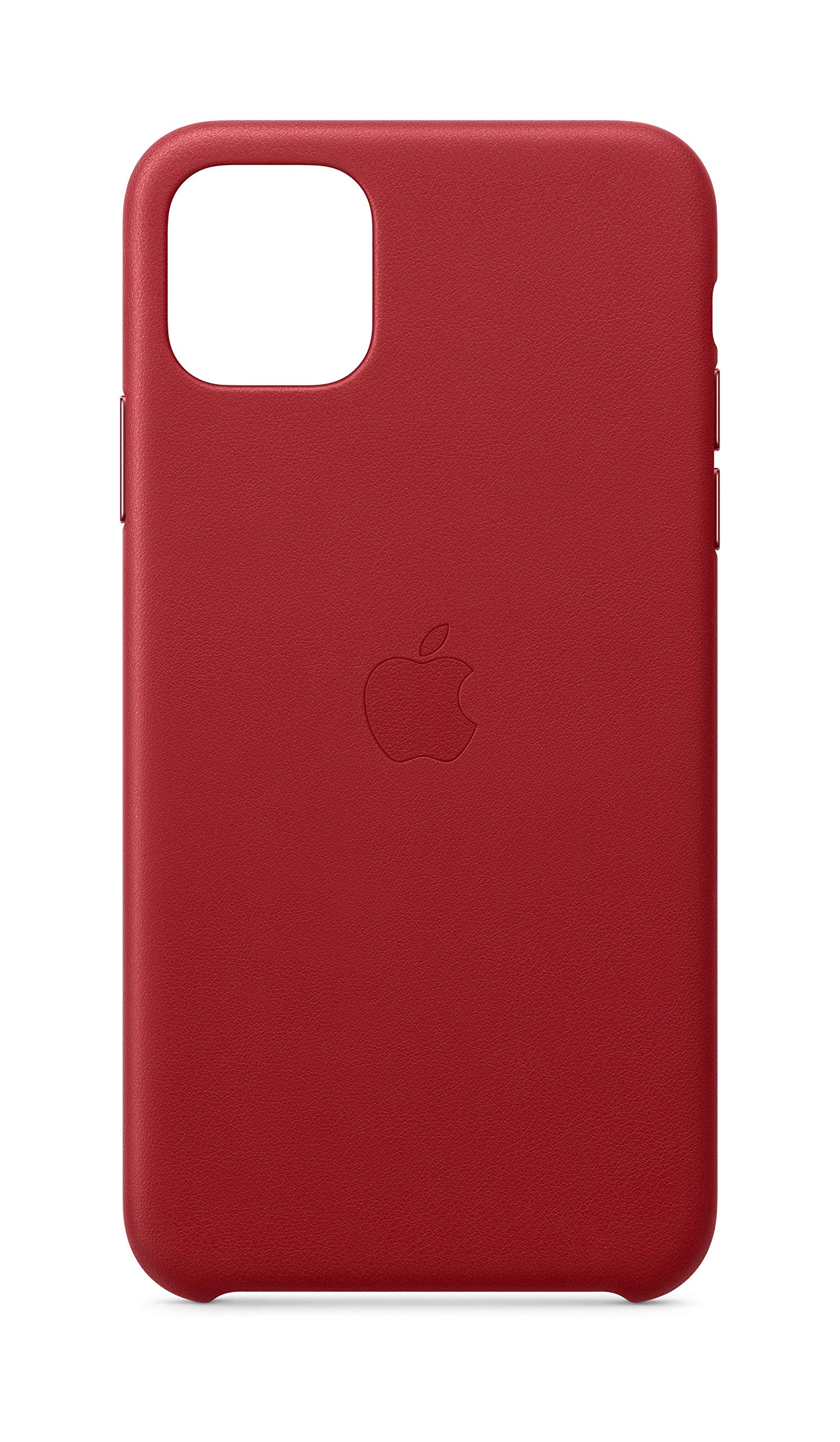 Funda de Piel Apple Roja para iPhone 11 Pro Max - Venta Internacional