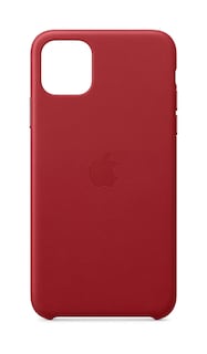 Foto 1 | Funda de Piel Apple Roja para iPhone 11 Pro Max - Venta Internacional