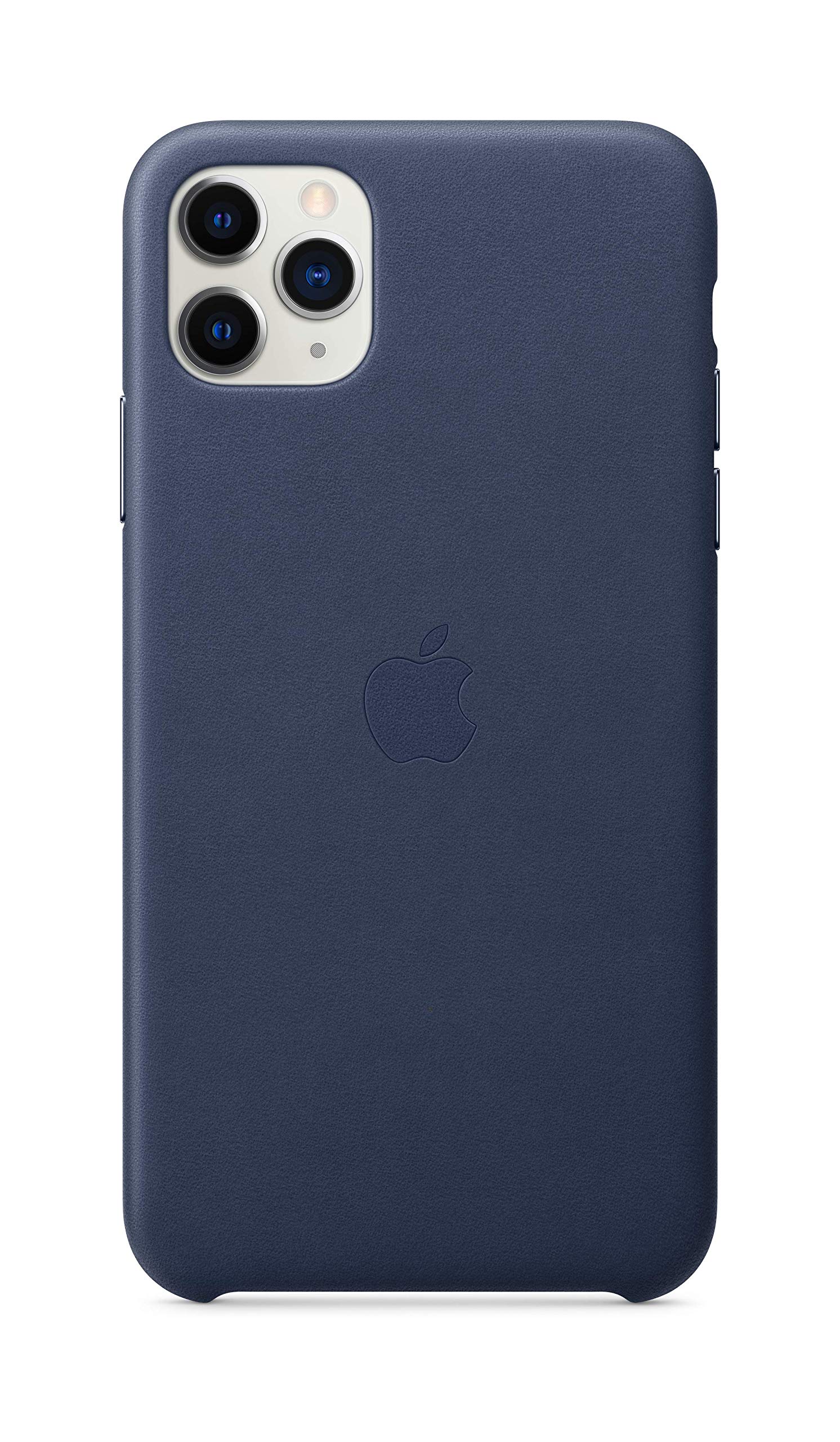 Foto 3 pulgar | Funda de Piel Apple Azul Medianoche para iPhone 11 Pro Max - Venta Internacional