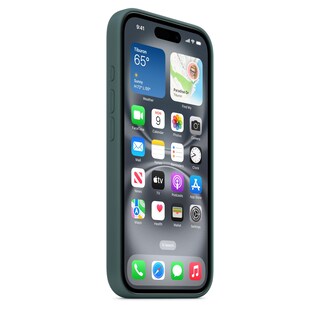 Foto 5 | Funda De Silicona Para Apple Iphone 16 Con Magsafe Lake Green - Venta Internacional.