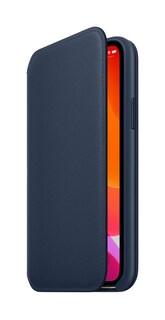 Foto 3 | Funda De Piel Tipo Folio Para Apple Iphone 11 Pro Azul Marino Profundo - Venta Internacional