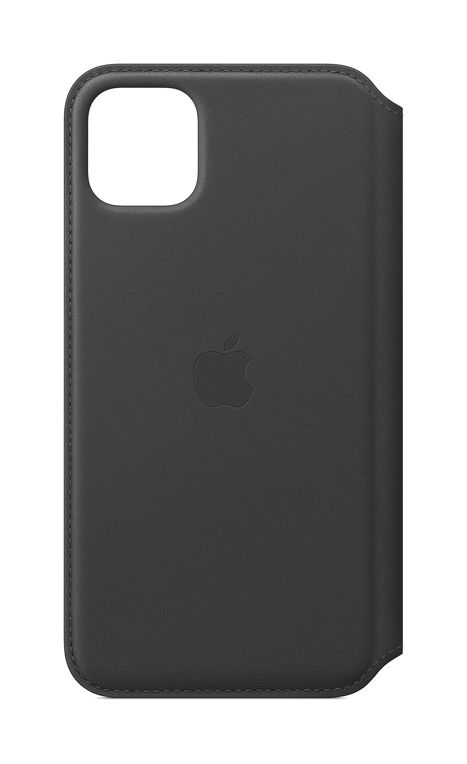 Foto 2 pulgar | Funda Apple Leather Folio para Iphone 11 Pro Max Negro - Venta Internacional