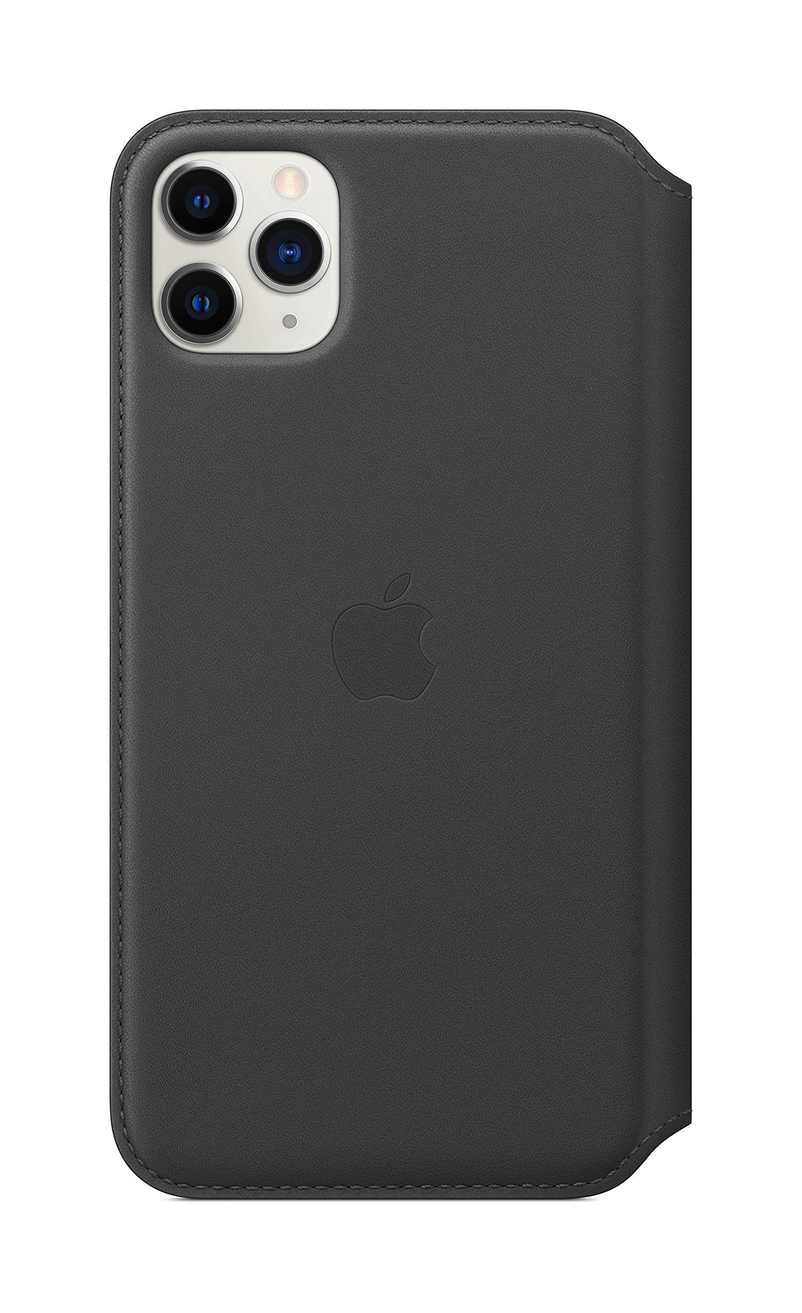 Foto 3 pulgar | Funda Apple Leather Folio para Iphone 11 Pro Max Negro - Venta Internacional