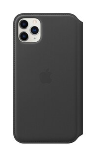 Foto 2 | Funda Apple Leather Folio para Iphone 11 Pro Max Negro - Venta Internacional
