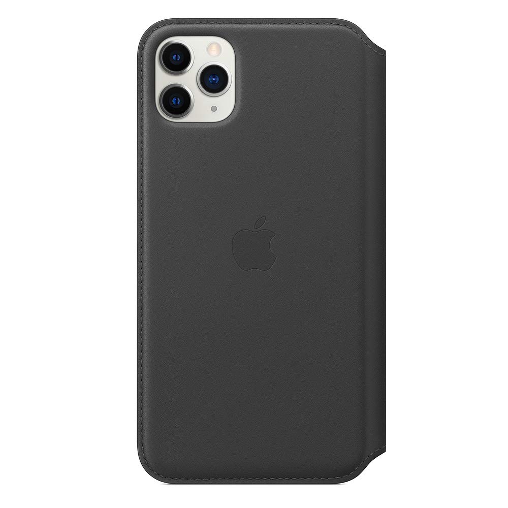 Foto 4 pulgar | Funda Apple Leather Folio para Iphone 11 Pro Max Negro - Venta Internacional