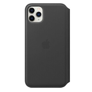 Foto 3 | Funda Apple Leather Folio para Iphone 11 Pro Max Negro - Venta Internacional