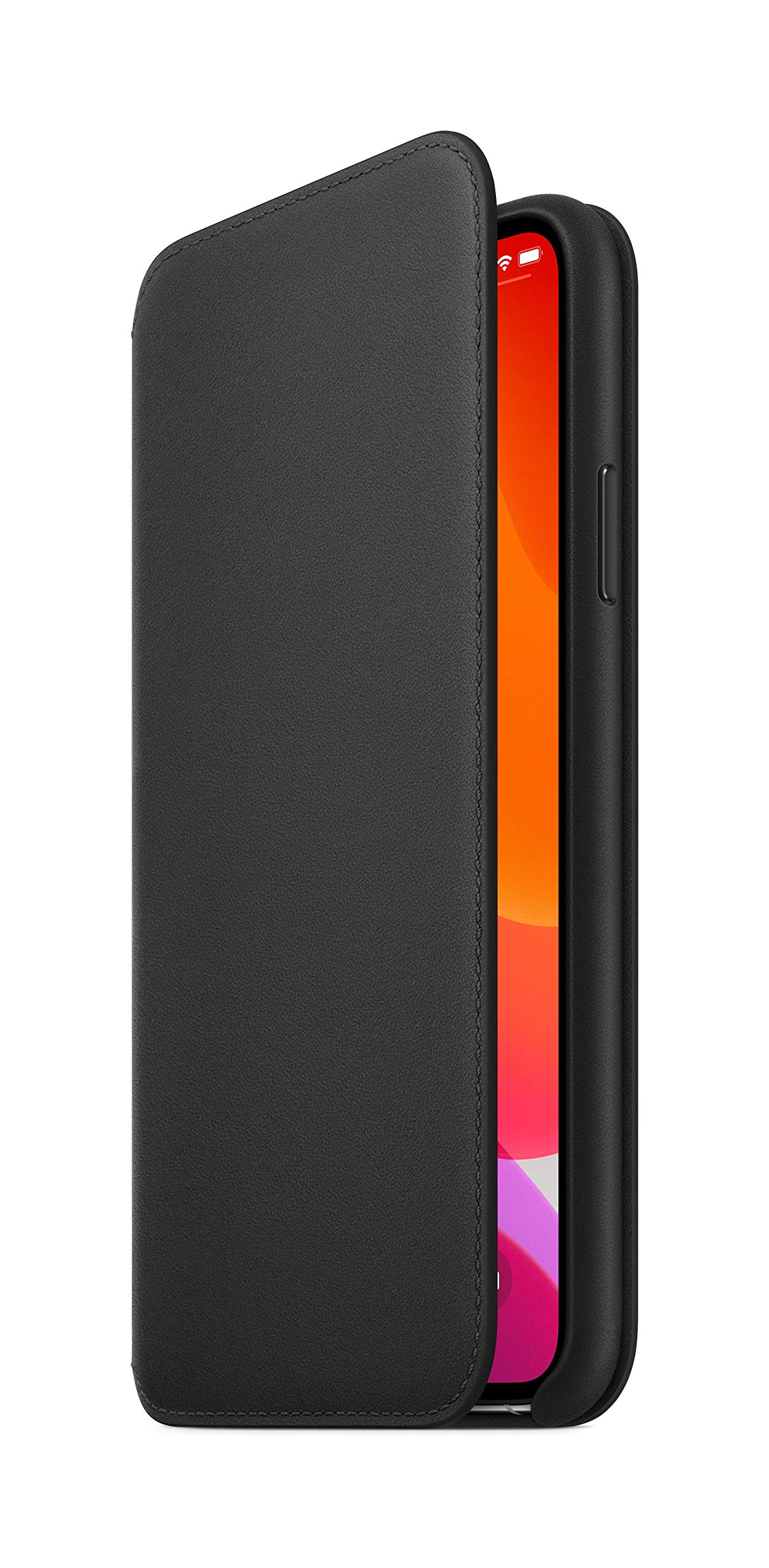 Foto 5 pulgar | Funda Apple Leather Folio para Iphone 11 Pro Max Negro - Venta Internacional