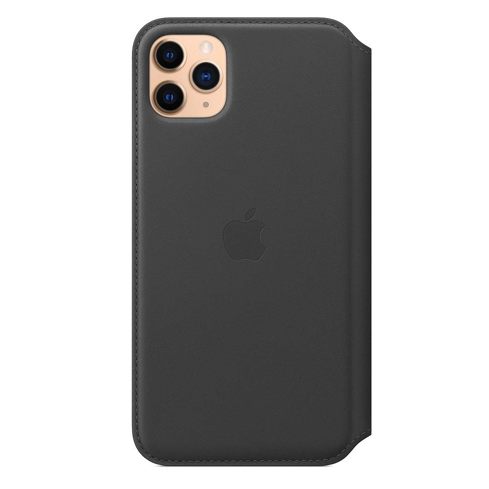 Foto 6 pulgar | Funda Apple Leather Folio para Iphone 11 Pro Max Negro - Venta Internacional