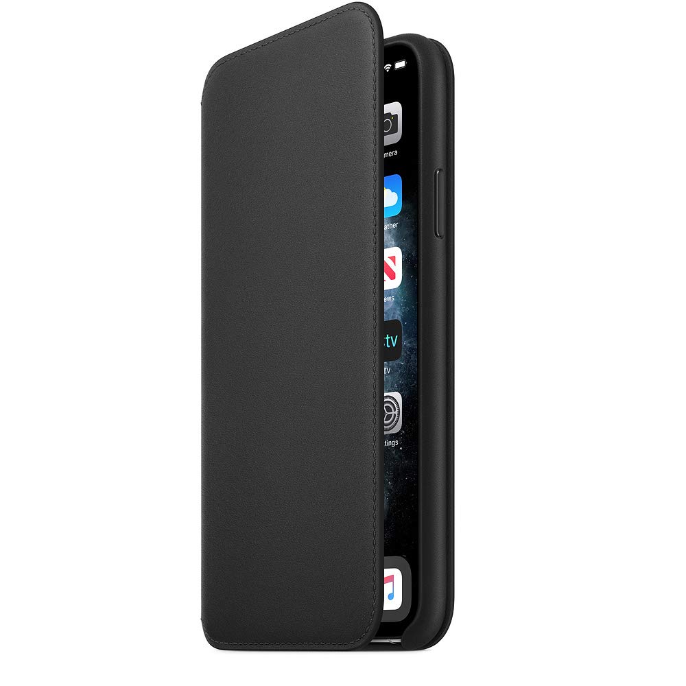 Foto 6 | Funda Apple Leather Folio para Iphone 11 Pro Max Negro - Venta Internacional