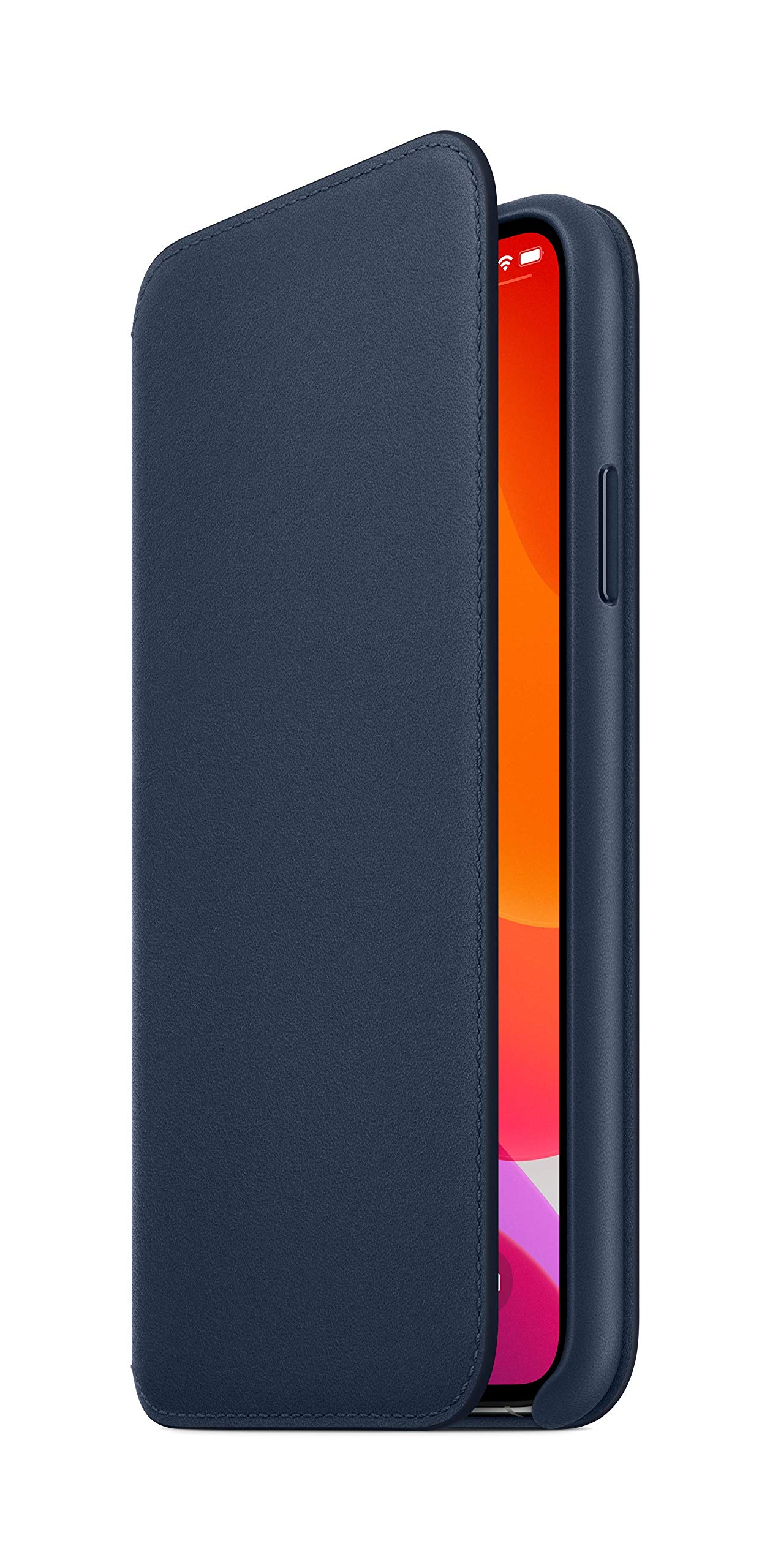 Foto 4 pulgar | Funda De Piel Tipo Folio Para Apple Iphone 11 Pro Max Azul - Venta Internacional