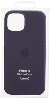 Foto 2 | Funda para Teléfono Apple iPhone 15 de Silicona con Magsafe Negro - Venta Internacional