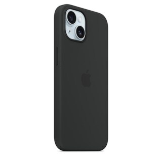 Foto 4 | Funda para Teléfono Apple iPhone 15 de Silicona con Magsafe Negro - Venta Internacional