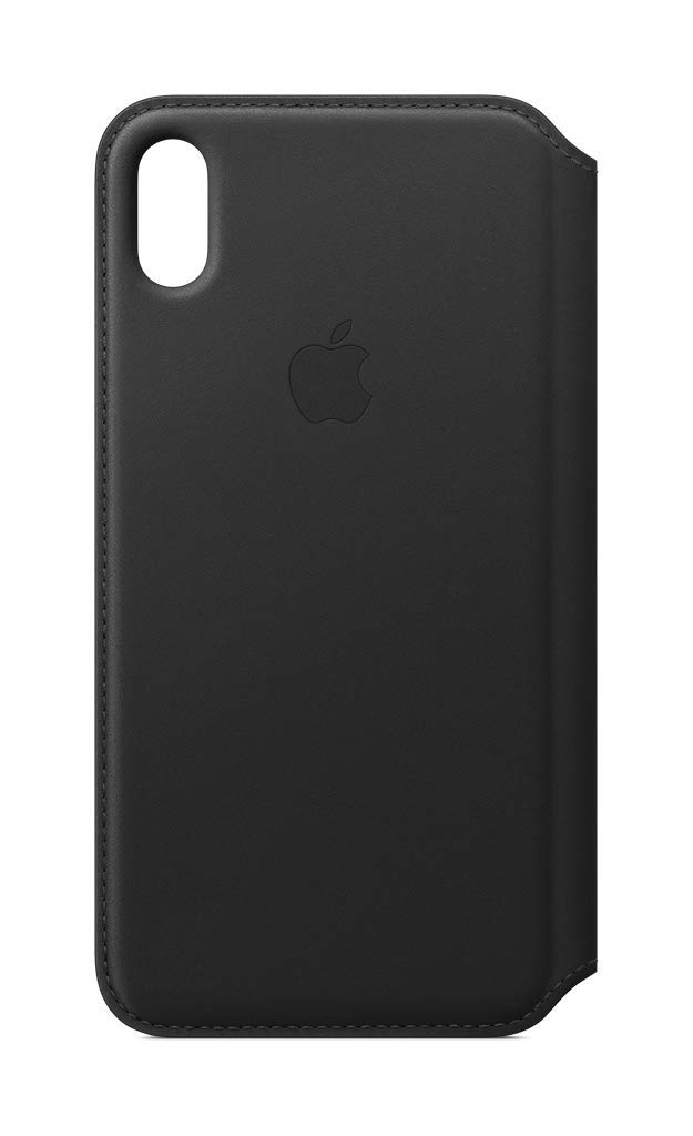 Funda de Piel Negro para iPhone XS Max - Venta Internacional