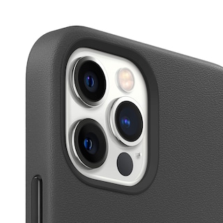 Foto 3 | Funda Para Teléfono Apple Iphone 12 Pro Max De Piel Con Magsafe Black - Venta Internacional.