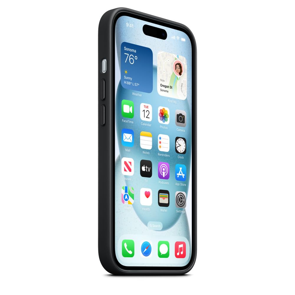 Foto 8 pulgar | Funda Para Teléfono Apple Iphone 15 Finewoven Con Magsafe Black - Venta Internacional.