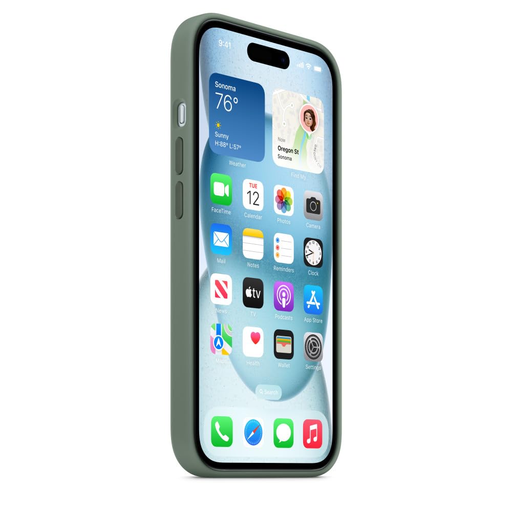 Foto 6 pulgar | Funda Para Teléfono Apple Iphone 15 De Silicona Con Magsafe - Cypress - Venta Internacional.