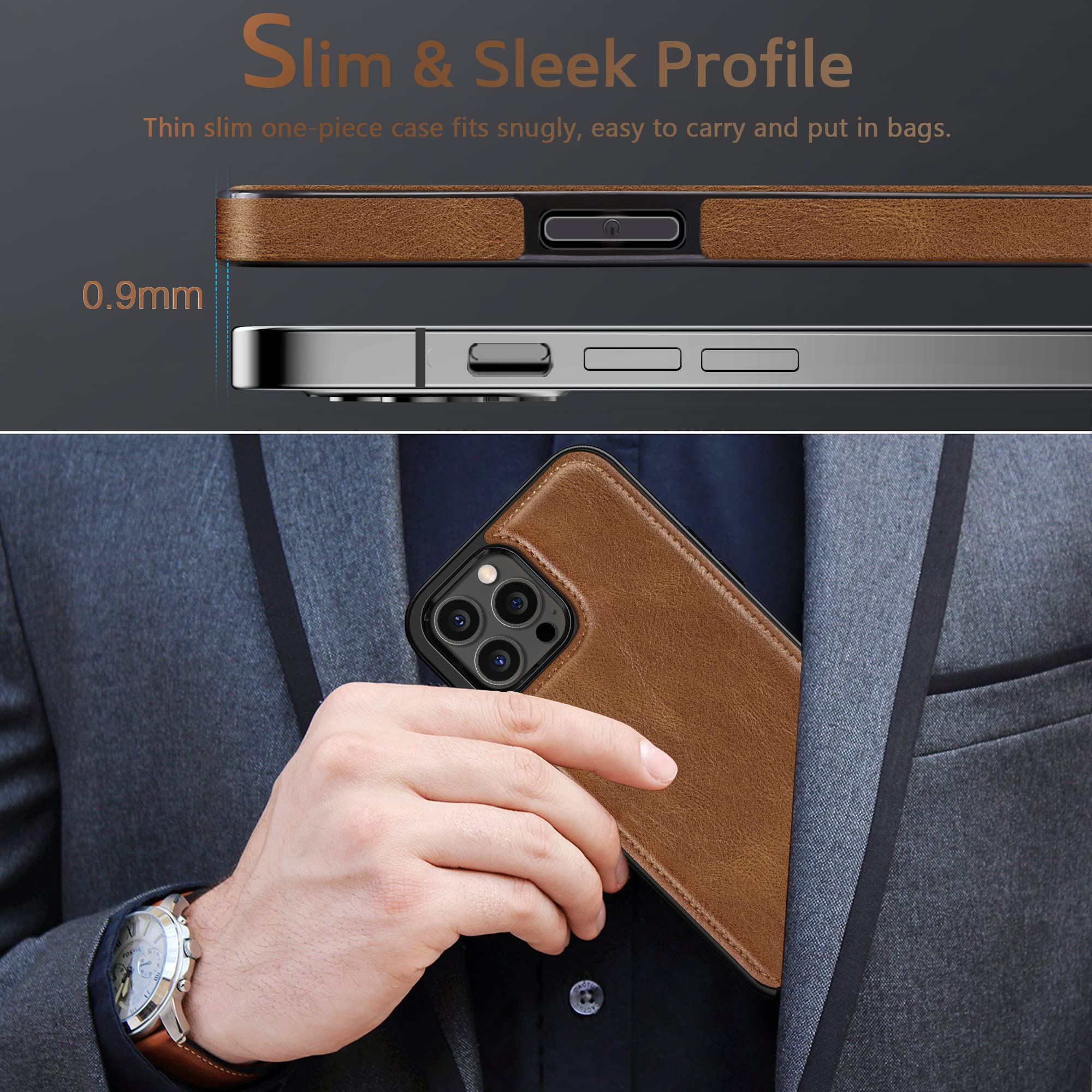 Foto 5 | Funda De Teléfono Lohasic Compatible Con Iphone 14 Pro Max Con Protección Magnética - Venta Internacional.