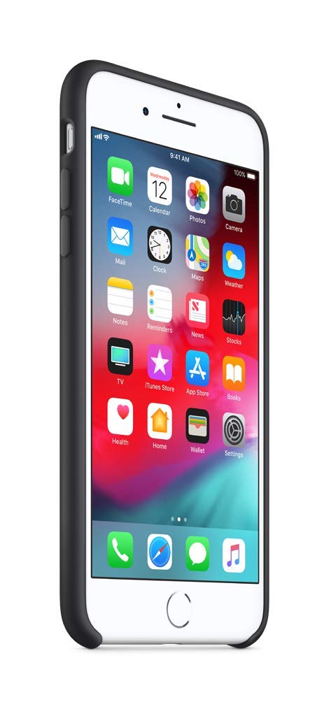 Foto 4 pulgar | Funda de Silicona Apple para iPhone 8 Plus/7 Plus Negra - Venta Internacional