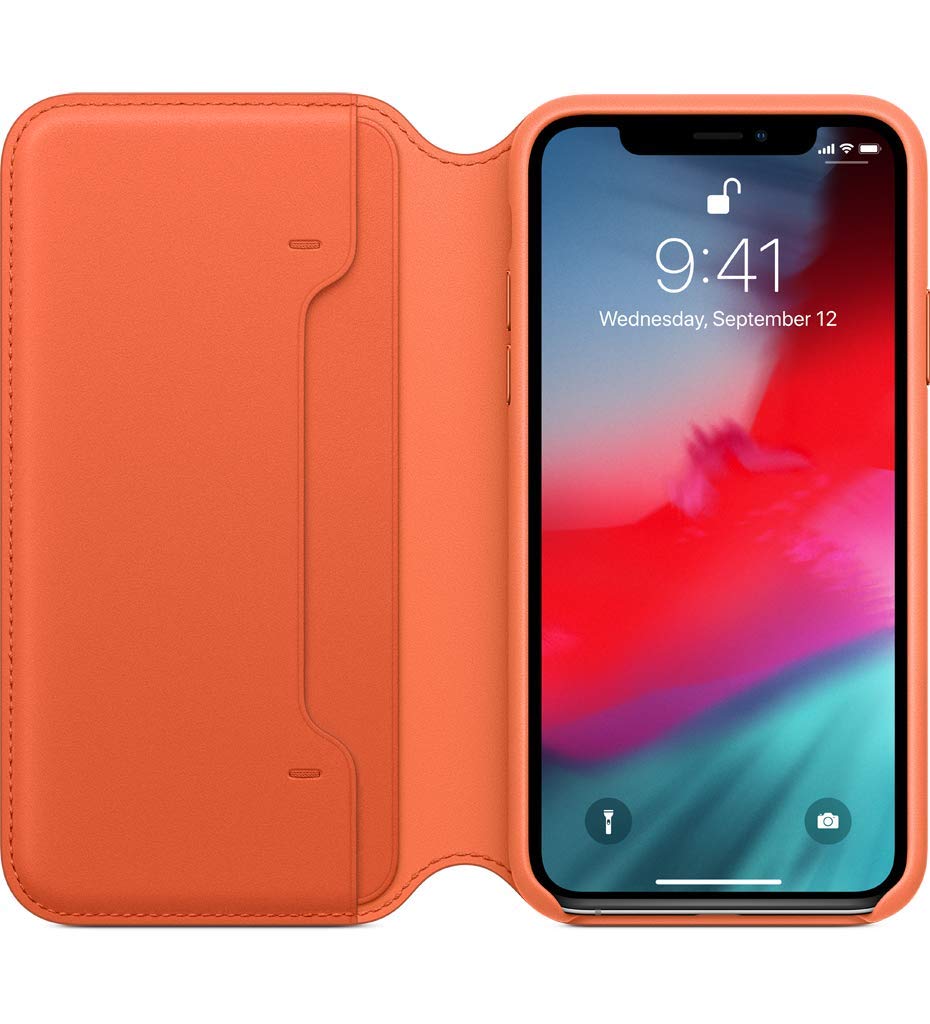 Foto 4 pulgar | Funda Tipo Libro De Piel Para Iphone Xs Apple Sunset - Venta Internacional