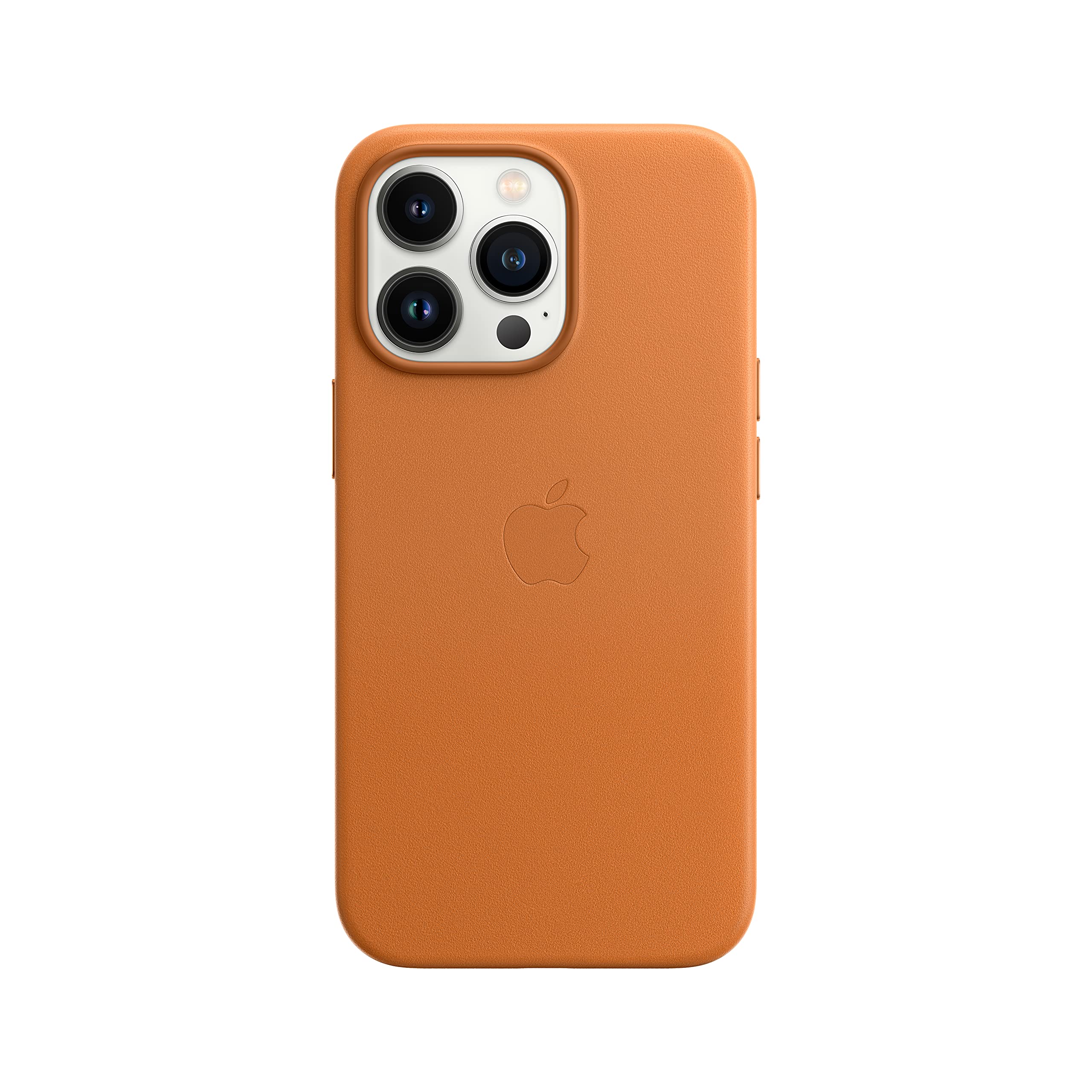 Foto 2 pulgar | Funda De Piel Para Apple Iphone 13 Pro Con Magsafe, Color Marrón Dorado - Venta Internacional.