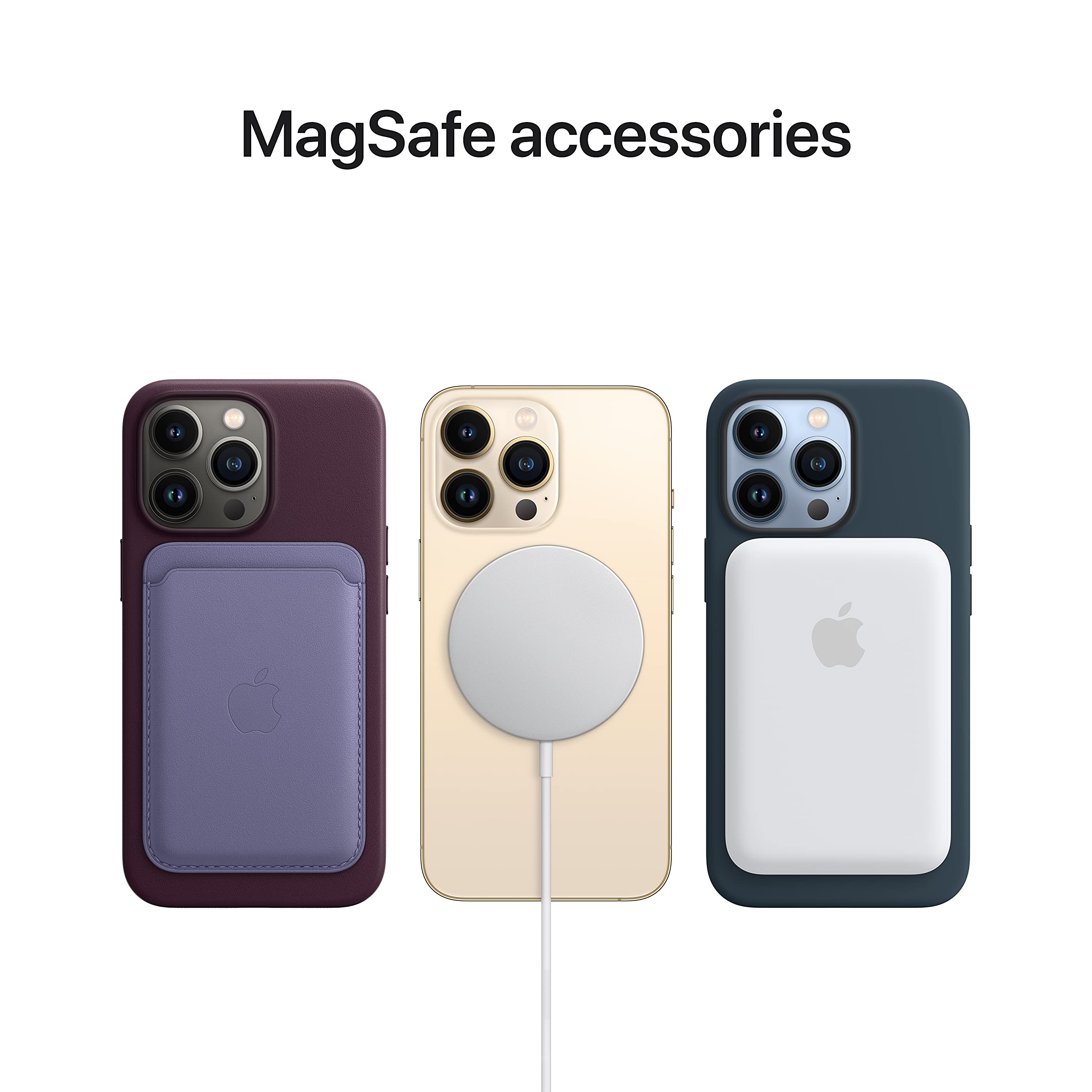 Foto 5 pulgar | Funda De Piel Para Apple Iphone 13 Pro Con Magsafe, Color Marrón Dorado - Venta Internacional.