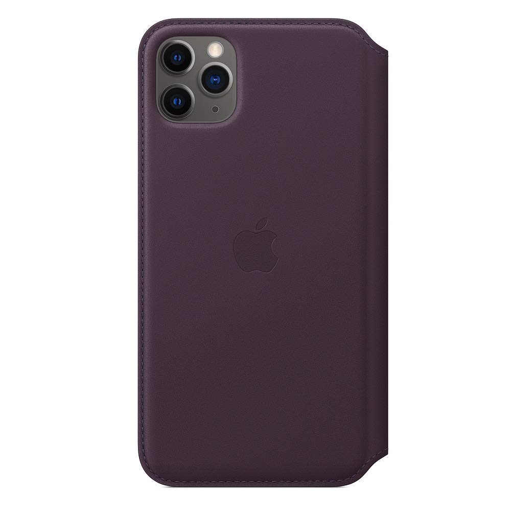 Foto 3 pulgar | Funda Tipo Libro De Piel Para Apple Iphone 11 Pro Max Berenjena - Venta Internacional