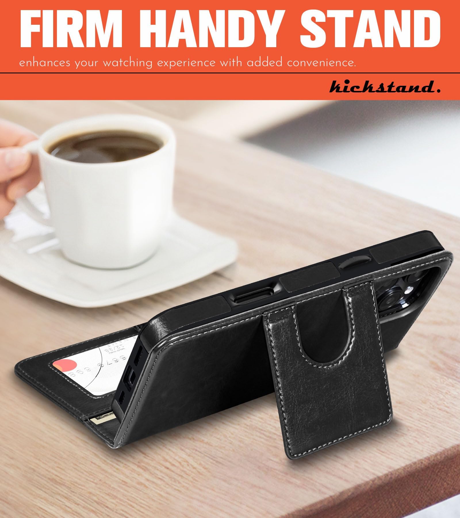 Foto 6 pulgar | Funda Tipo Cartera Lohasic Magnetic Para Iphone 16 Pro De 6,3 Pulgadas, Color Negro - Venta Internacional.