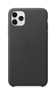 Foto 1 | Funda Apple Piel Negra Corte Delgado para iPhone 11 Pro Max - Venta Internacional