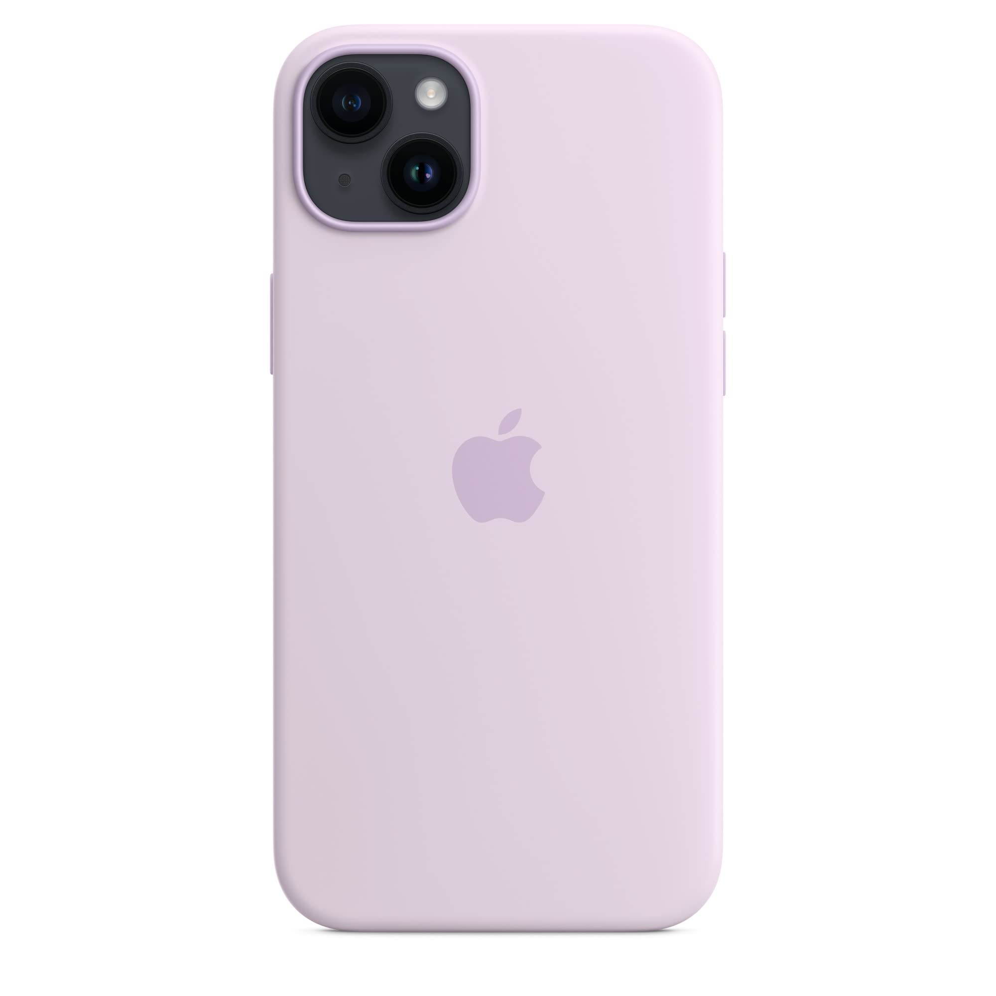 Foto 4 pulgar | Funda De Silicona Para Apple Iphone 14 Plus Con Magsafe, Color Lila - Venta Internacional.