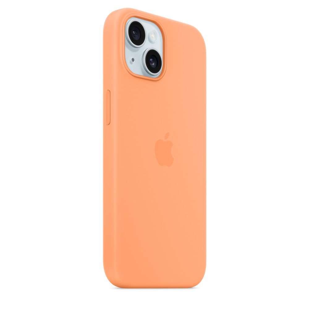 Foto 7 pulgar | Funda De Silicona Para Apple Iphone 15 Con Magsafe, Color Naranja - Venta Internacional.