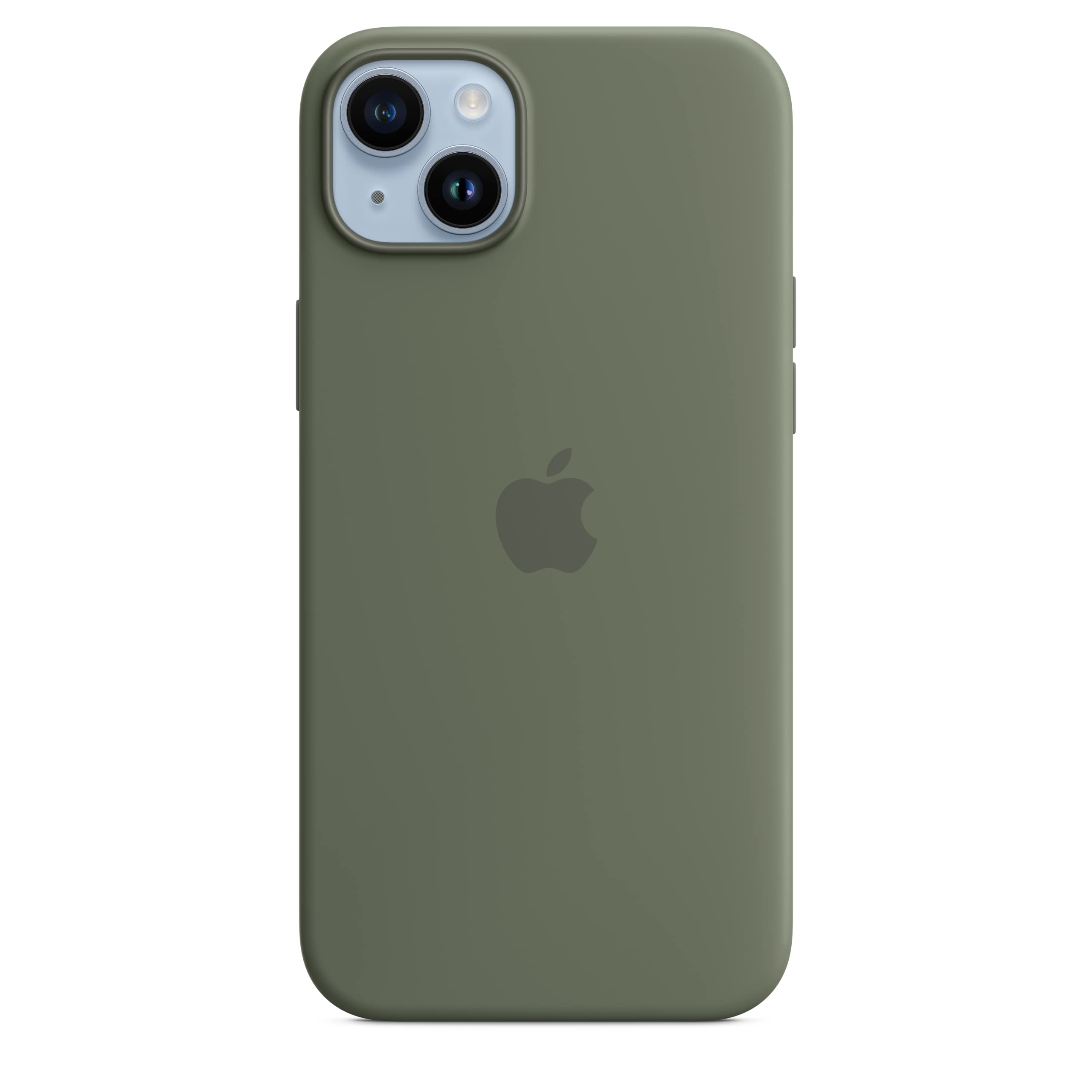 Funda Para Teléfono Apple Iphone 14 Plus De Silicona Con Magsafe, Color Oliva - Venta Internacional.
