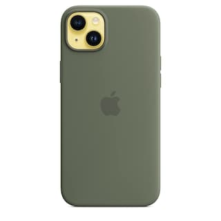 Foto 3 | Funda Para Teléfono Apple Iphone 14 Plus De Silicona Con Magsafe, Color Oliva - Venta Internacional.
