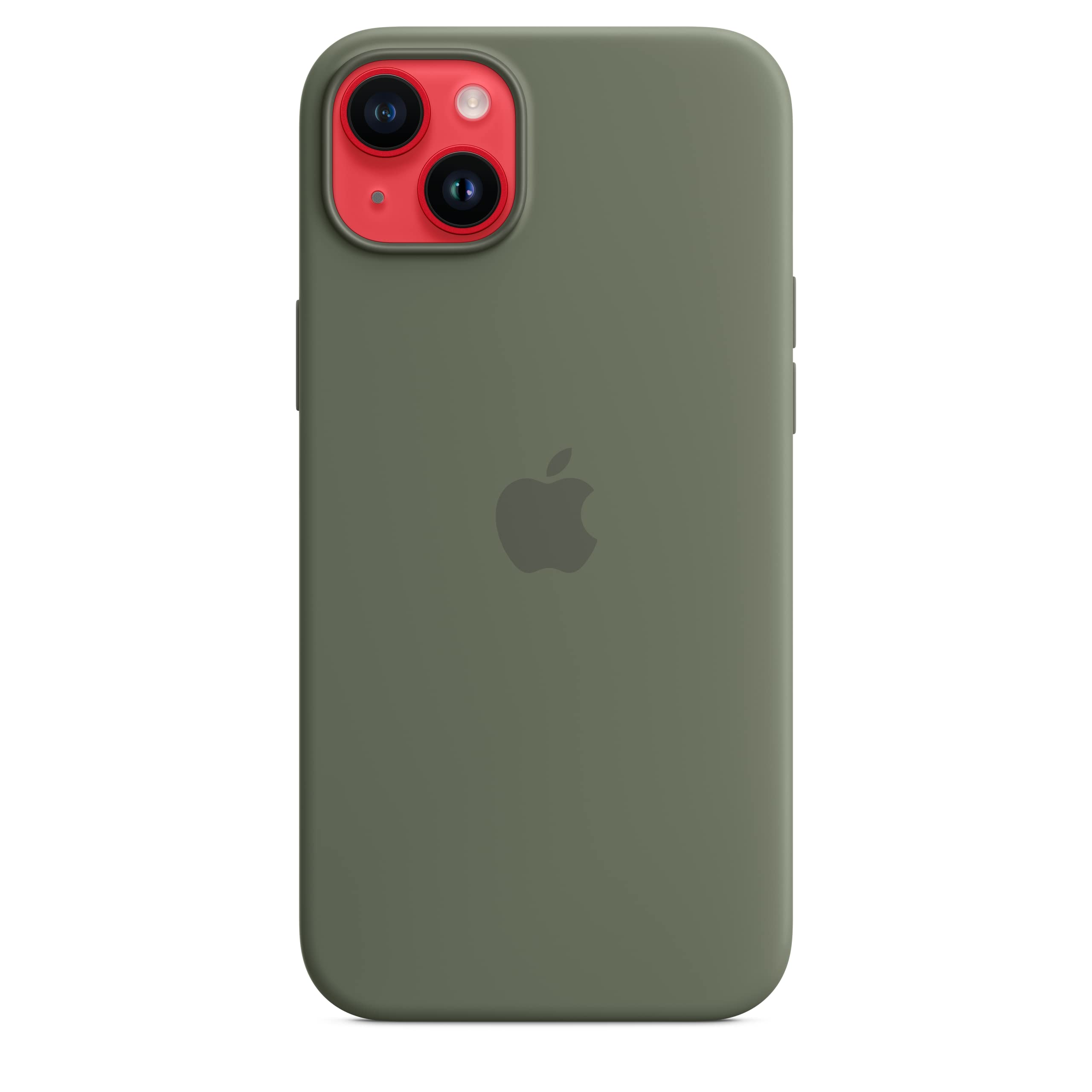 Foto 7 pulgar | Funda Para Teléfono Apple Iphone 14 Plus De Silicona Con Magsafe, Color Oliva - Venta Internacional.