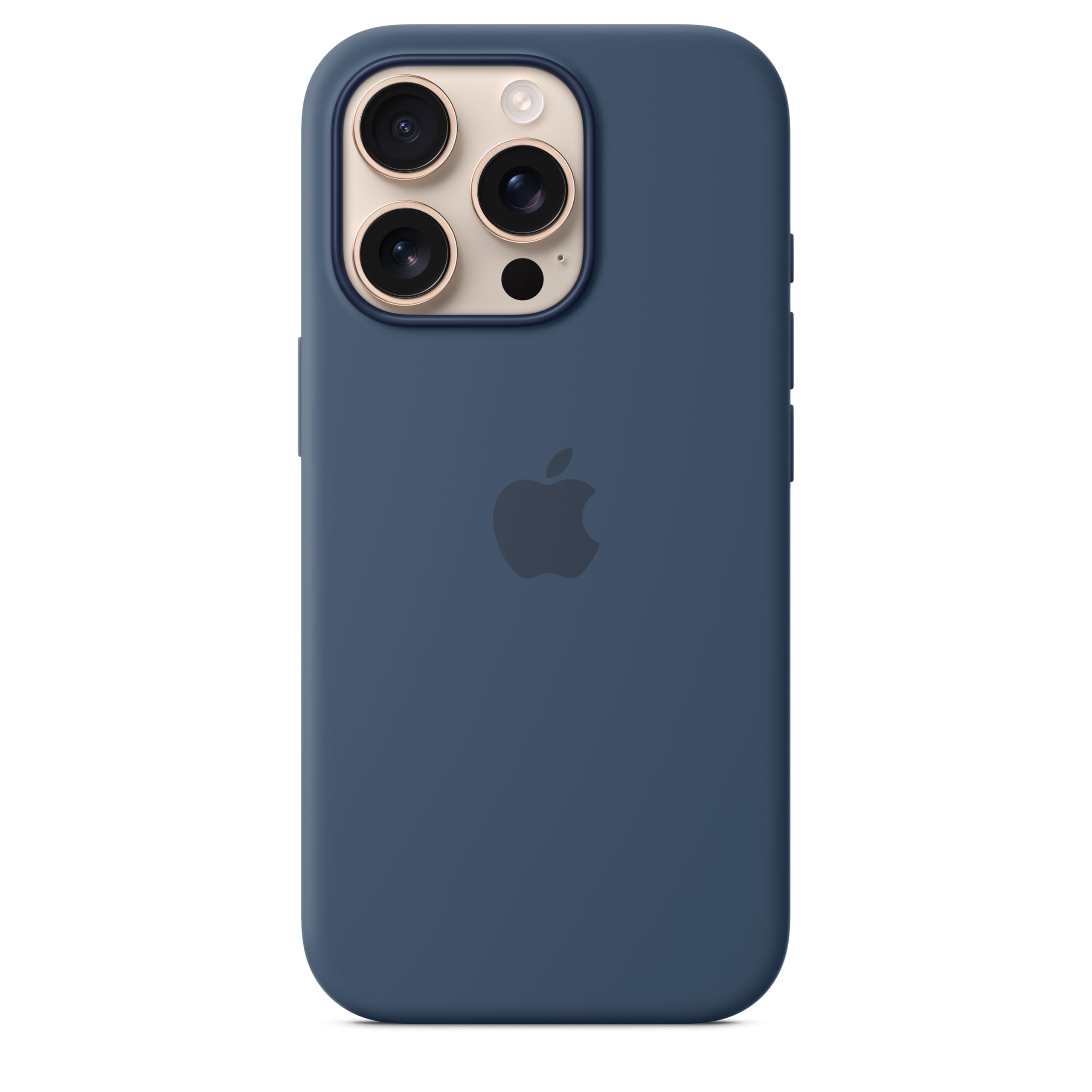 Funda Para Teléfono Apple Iphone 16 Pro De Silicona Con Magsafe, Color Mezclilla - Venta Internacional.