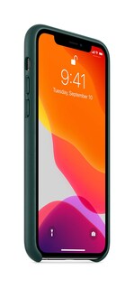 Foto 3 | Funda de Piel Para Apple Iphone 11 Pro Verde Bosque - Venta Internacional