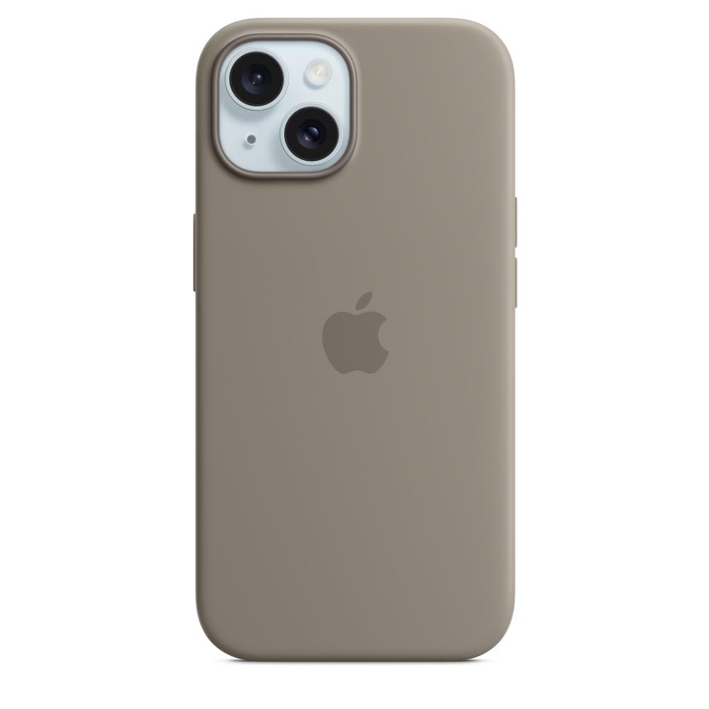 Foto 2 pulgar | Funda De Silicona Para Apple Iphone 15 Con Magsafe, Color Arcilla - Venta Internacional.