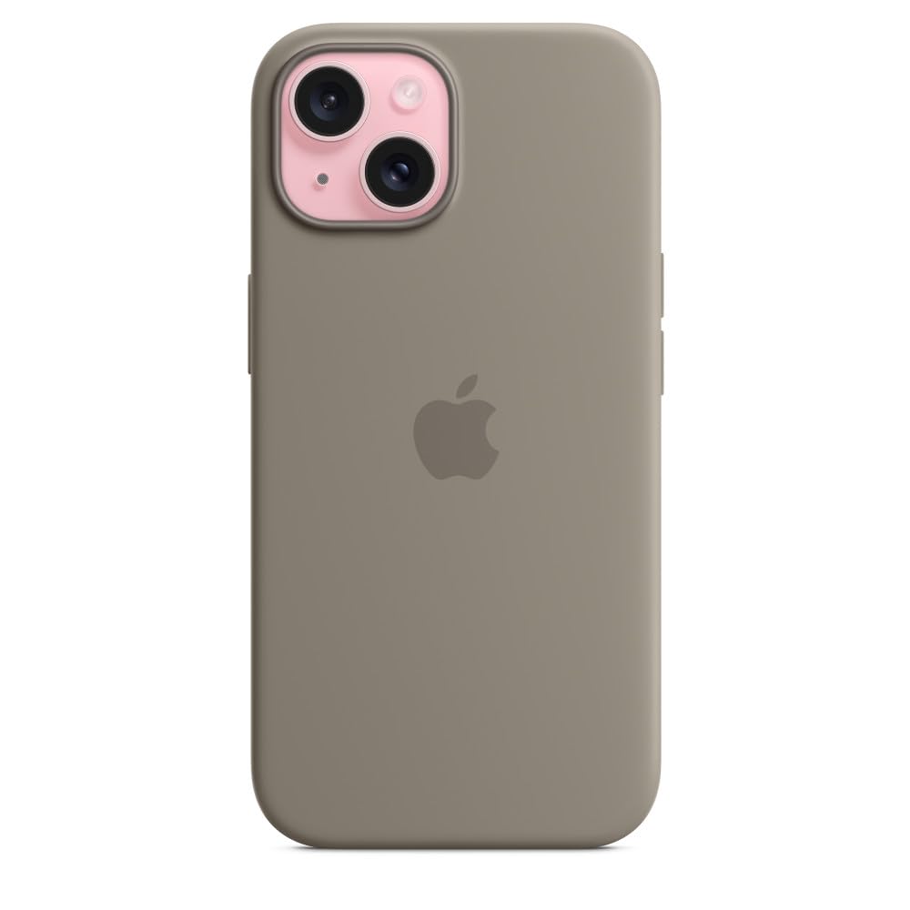 Foto 3 pulgar | Funda De Silicona Para Apple Iphone 15 Con Magsafe, Color Arcilla - Venta Internacional.