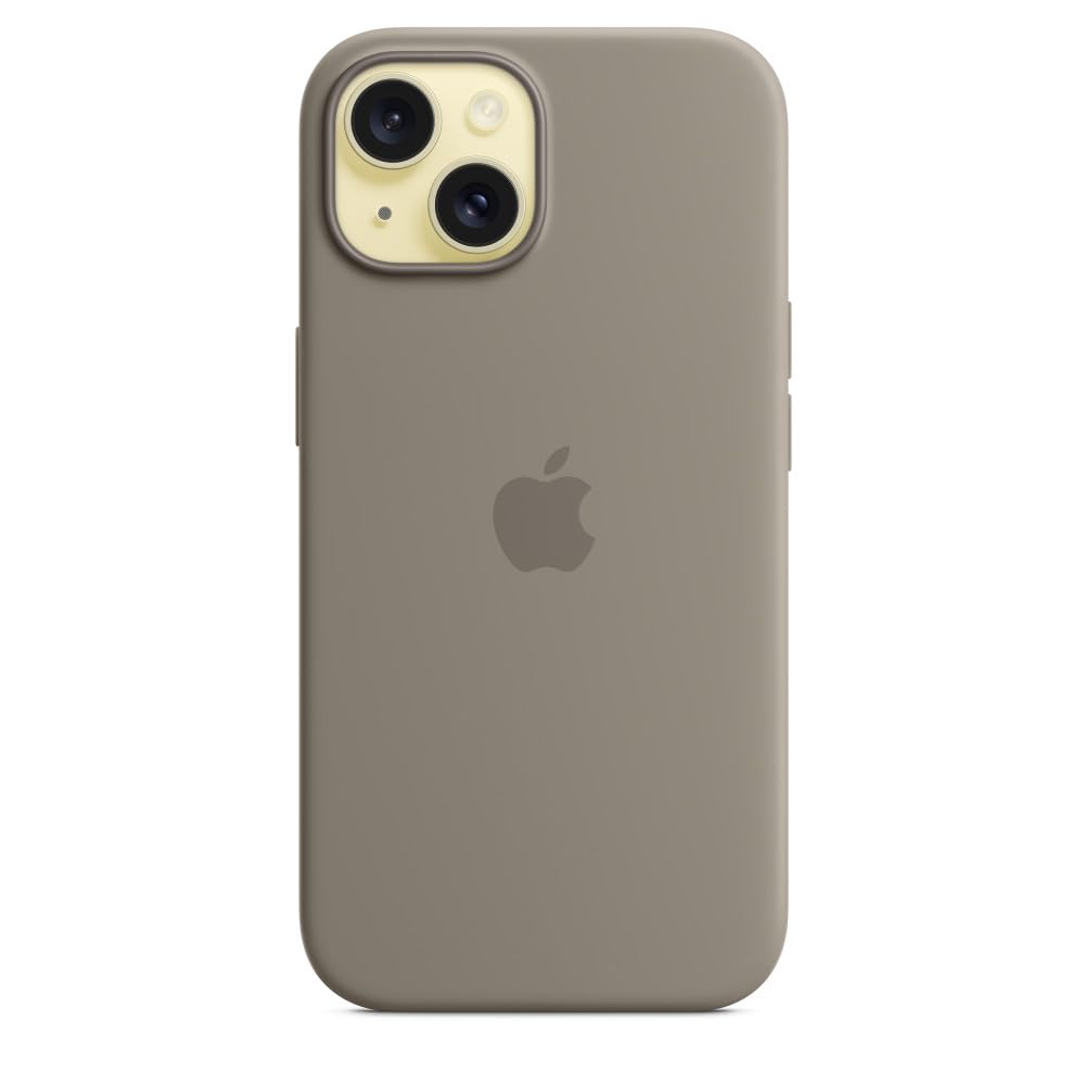 Foto 4 pulgar | Funda De Silicona Para Apple Iphone 15 Con Magsafe, Color Arcilla - Venta Internacional.