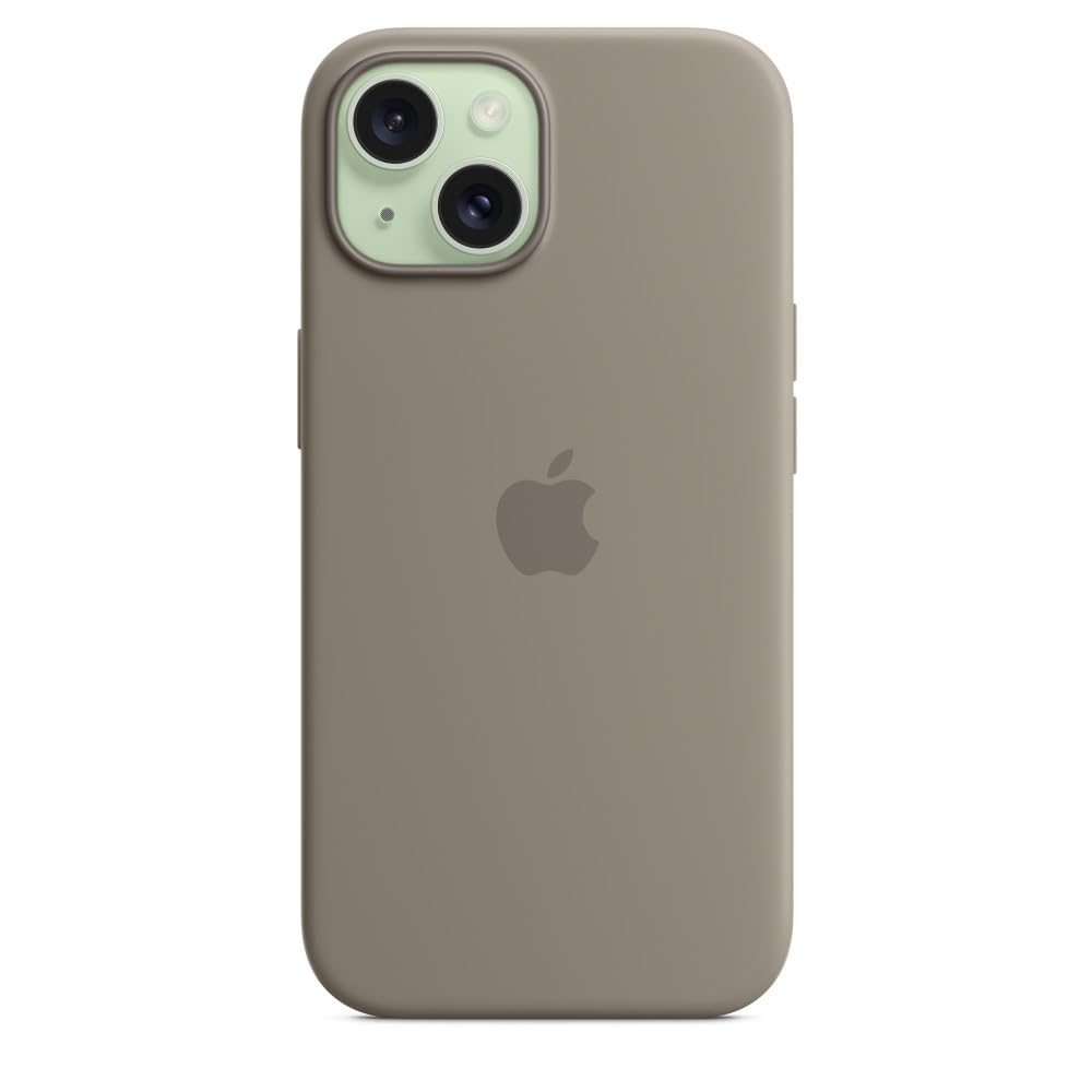 Foto 5 pulgar | Funda De Silicona Para Apple Iphone 15 Con Magsafe, Color Arcilla - Venta Internacional.
