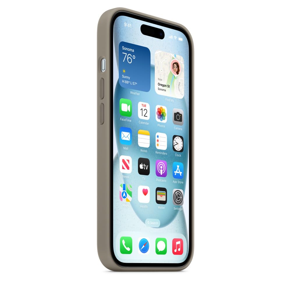Foto 8 pulgar | Funda De Silicona Para Apple Iphone 15 Con Magsafe, Color Arcilla - Venta Internacional.