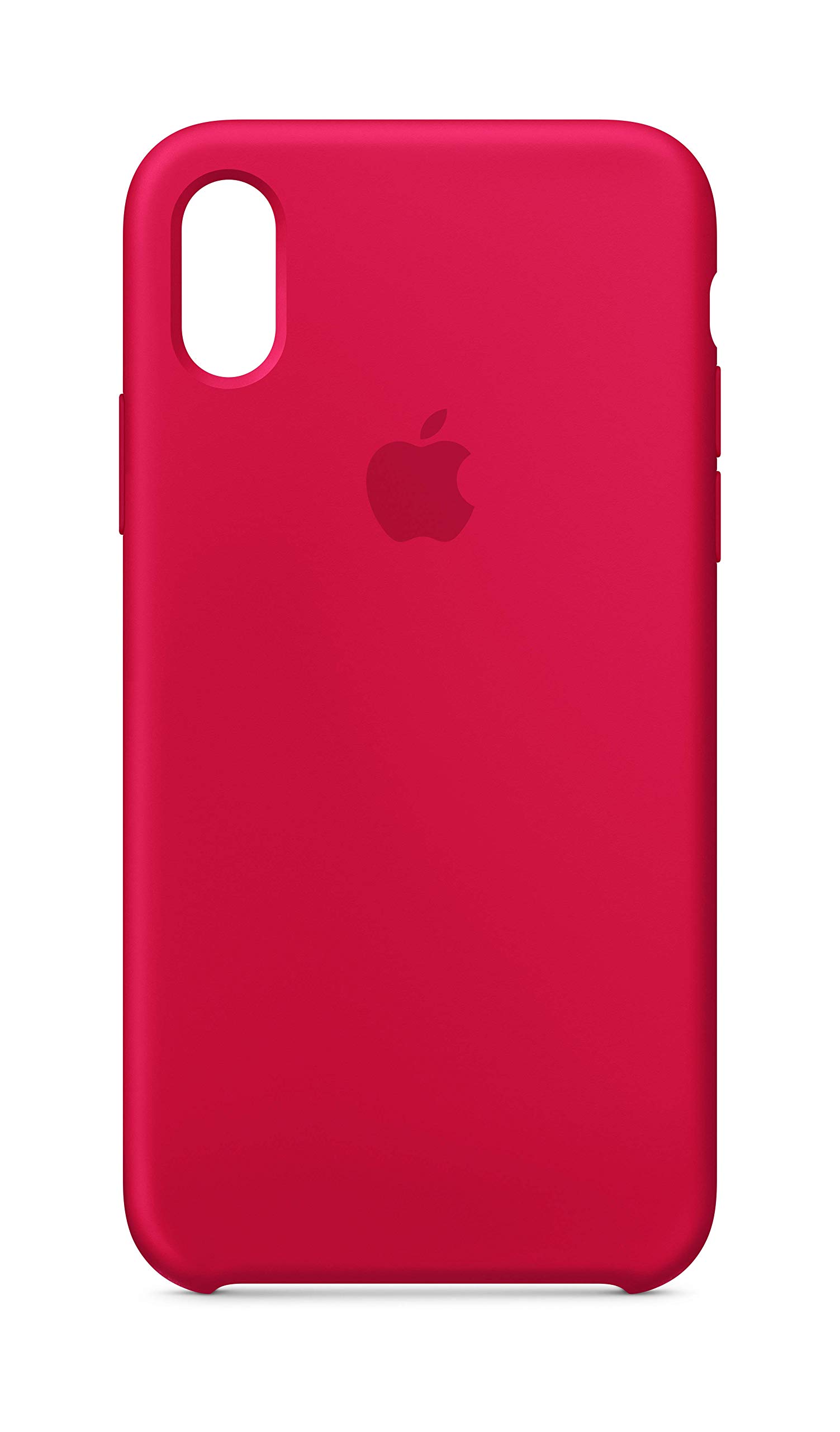 Funda de Silicona Roja para Apple iPhone X - Venta Internacional