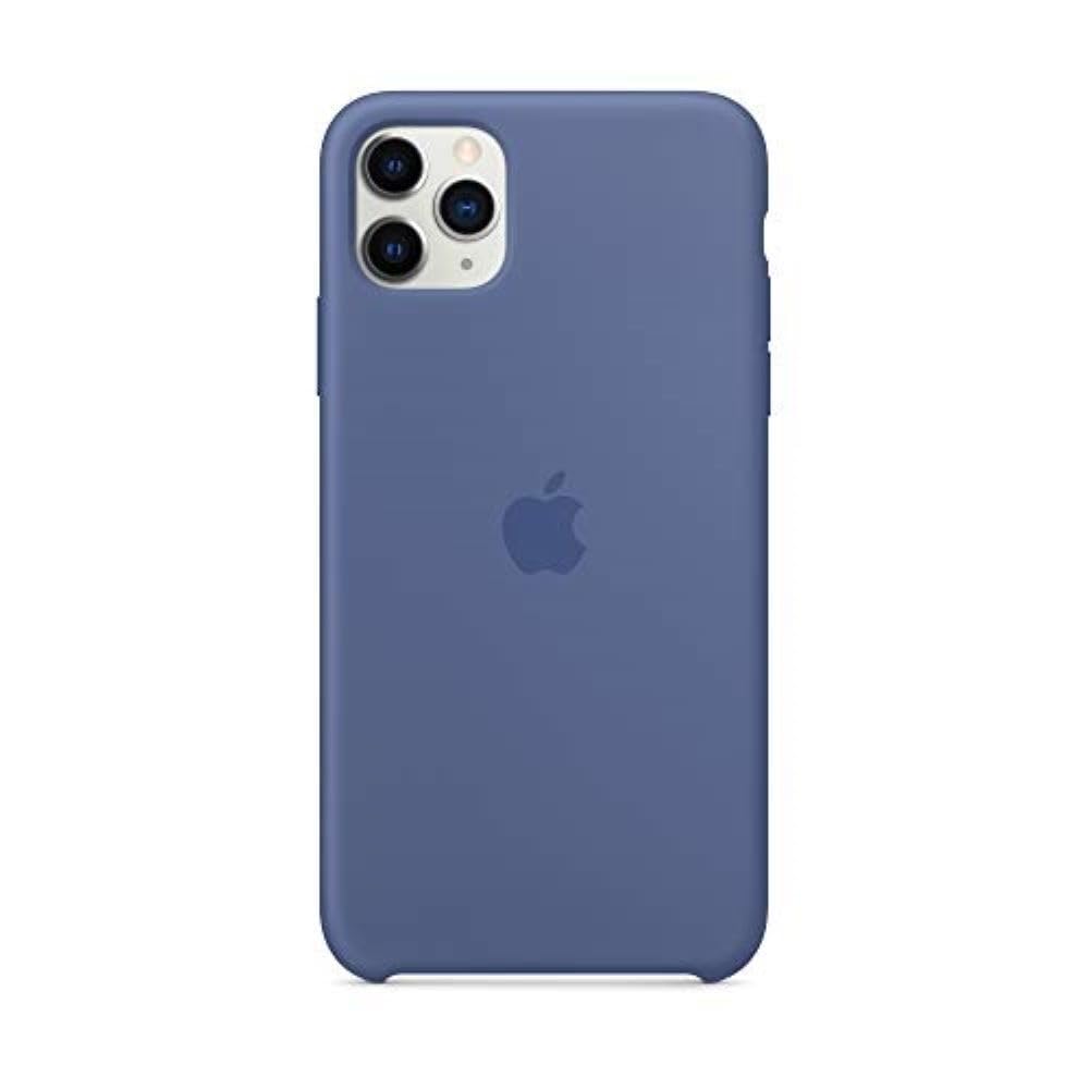Foto 2 pulgar | Funda De Silicona Para Apple Iphone 11 Pro Max, Lino, Azul - Venta Internacional.