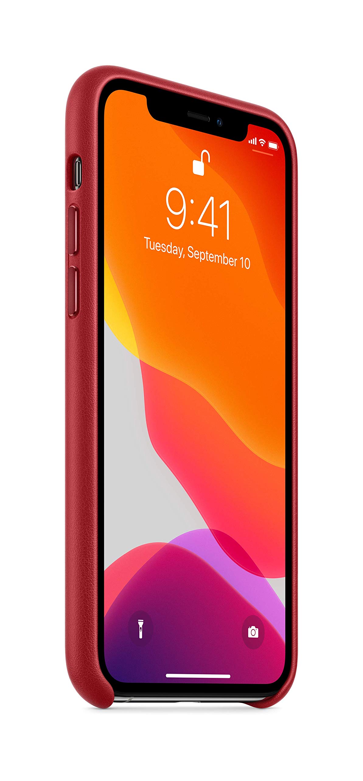 Foto 4 pulgar | Funda de Piel Apple Roja para iPhone 11 Pro - Venta Internacional