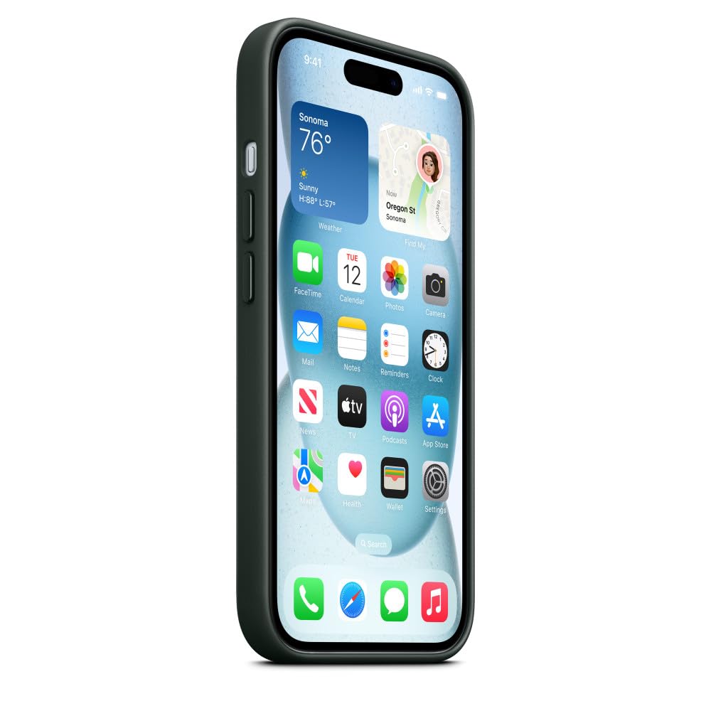 Foto 8 pulgar | Funda Para Teléfono Apple Iphone 15 Finewoven Con Magsafe Evergreen - Venta Internacional.