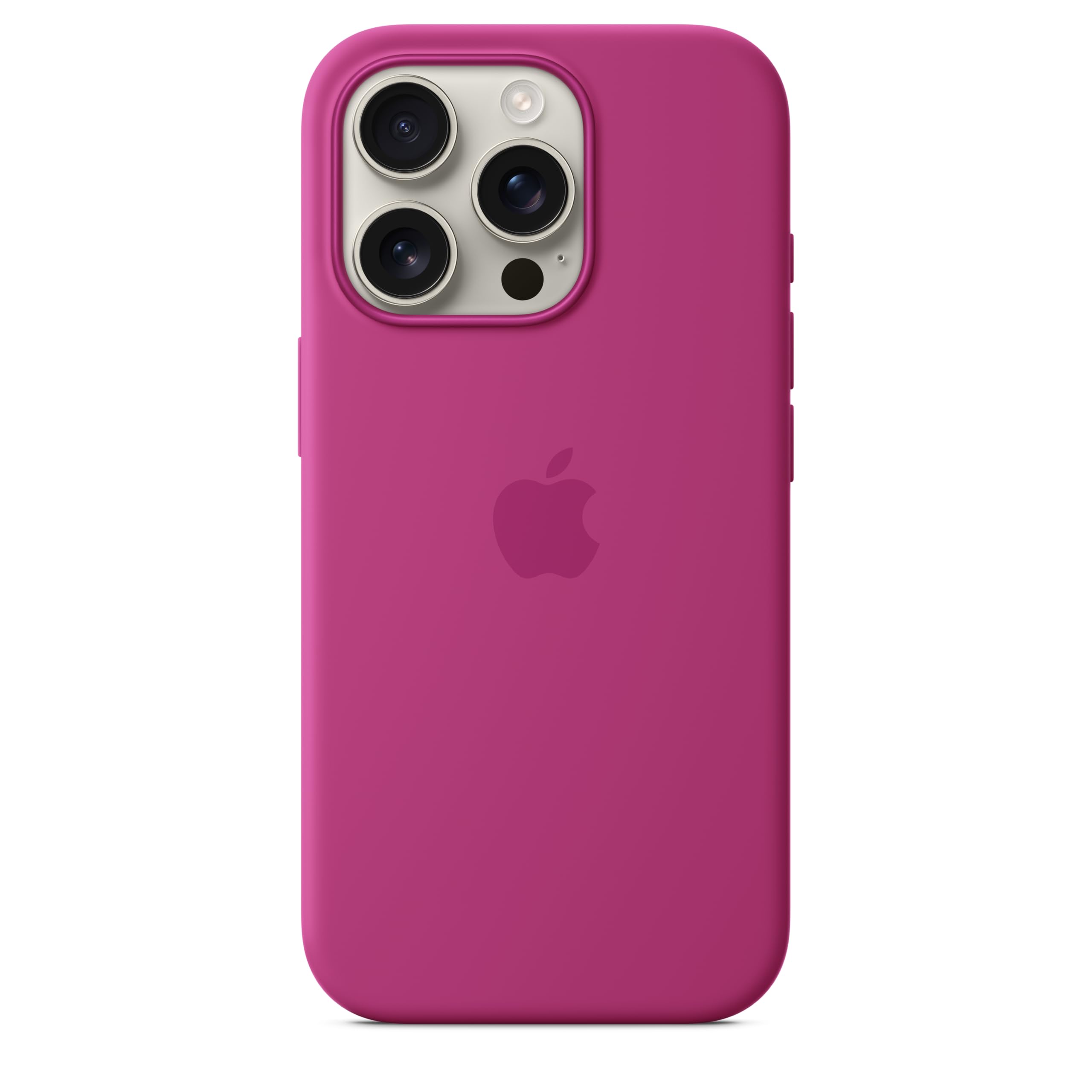 Foto 2 | Funda De Silicona Para Apple Iphone 16 Pro Con Magsafe Fucsia - Venta Internacional.